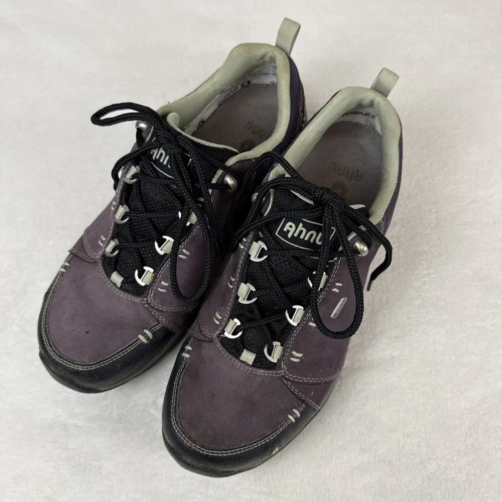 Ahnu Hiking Shoes Womens 9 Montara II Wine Tasting Low Top Waterproof Vibram